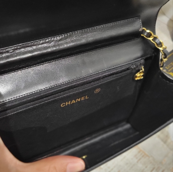 Chanel smooth leather single flap shoulder bag - Picture 6 of 8